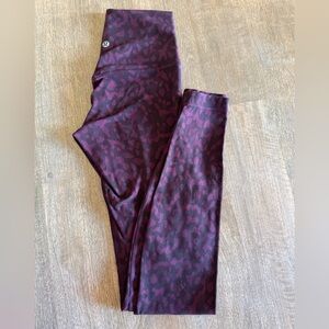 Lululemon Align Purple Patterned Leggings